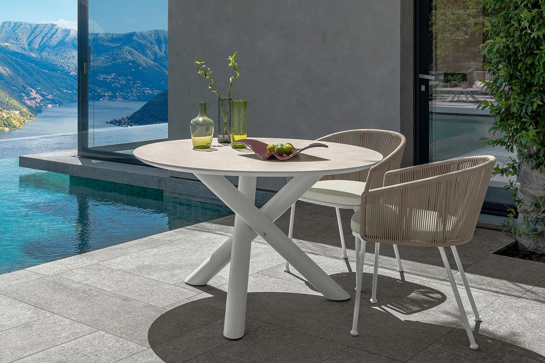 Coral Rope Dining Armchair Outdoor Dining Chairs Talenti