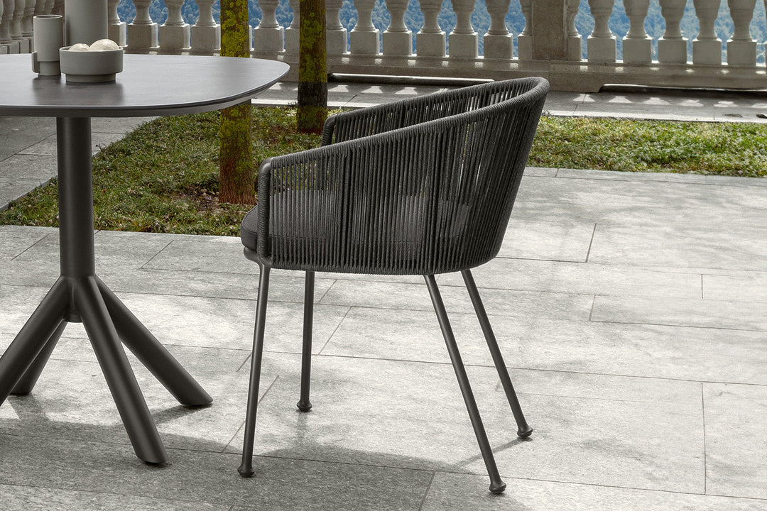 Coral Rope Dining Armchair Outdoor Dining Chairs Talenti