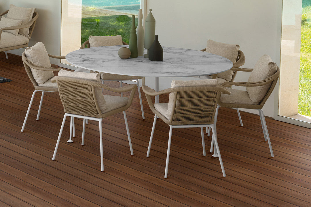Cruise Alu Dining Armchair Outdoor Dining Chairs Talenti
