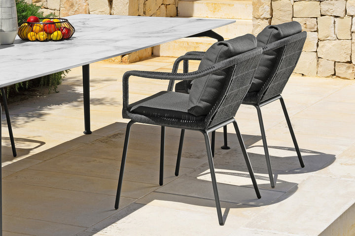 Cruise Alu Dining Armchair Outdoor Dining Chairs Talenti