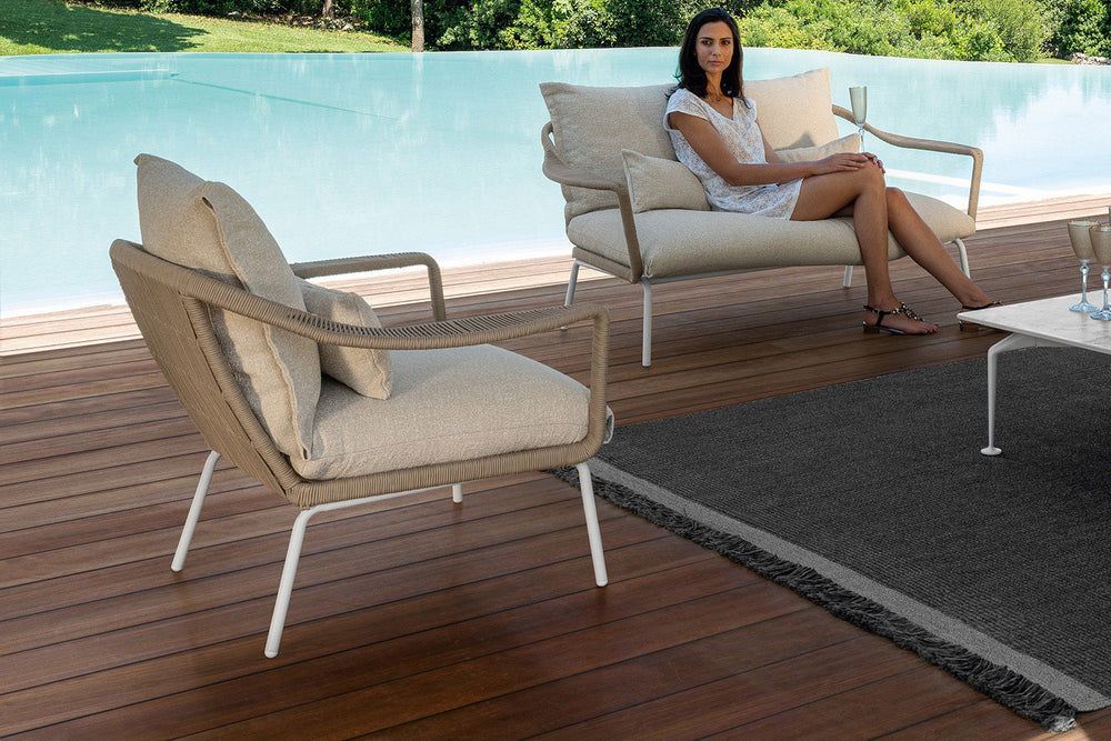 Cruise Alu Lounge Armchair Outdoor Chairs Talenti