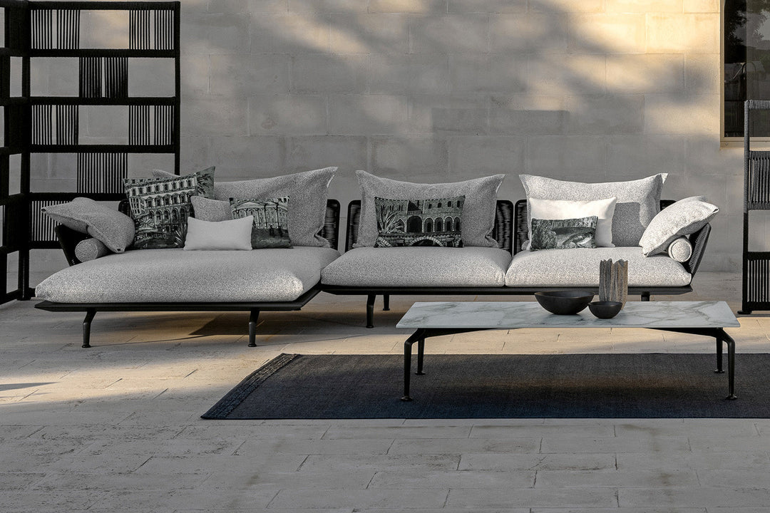Cruise Alu Sectional Sofa with Chaise Outdoor Sectionals Talenti