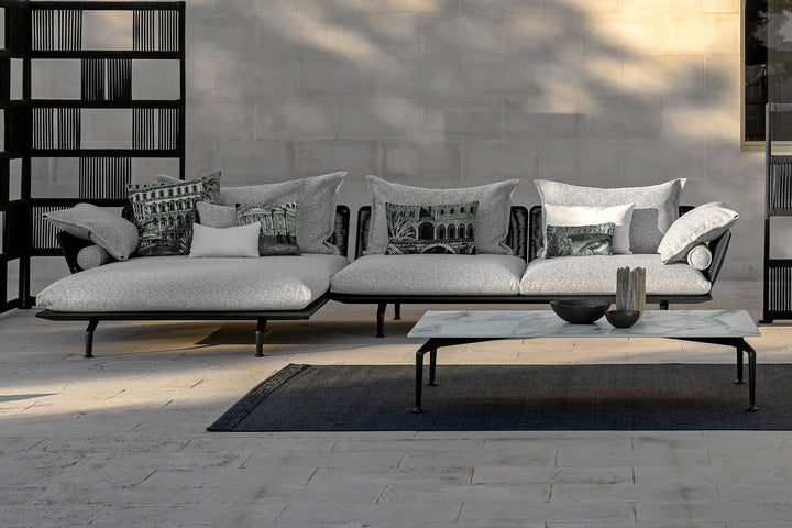 Cruise Alu Sectional Sofa with Chaise Outdoor Sectionals Talenti