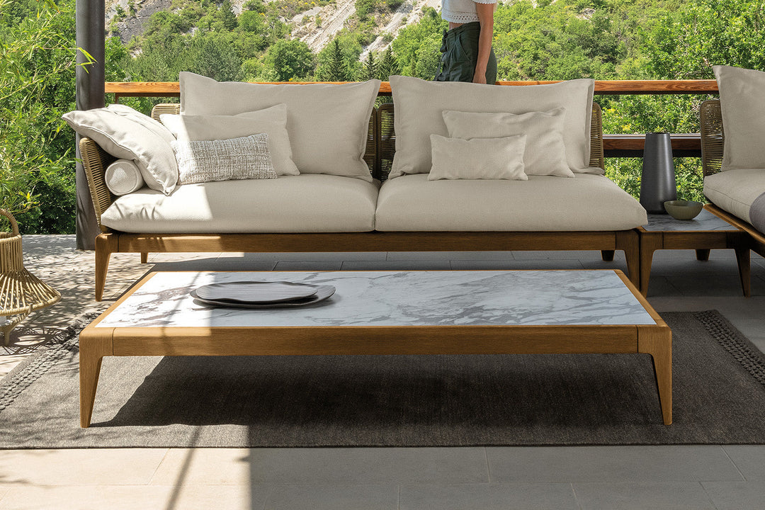 Cruise Teak Coffee Table Outdoor Coffee Tables Talenti
