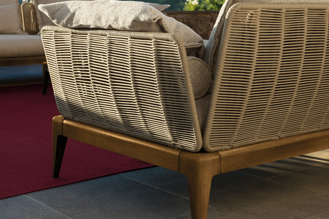 Cruise Teak Corner Sectional Sofa Outdoor Sectionals Talenti