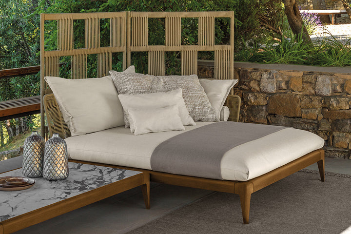 Cruise Teak Daybed Outdoor Chaise Lounges Talenti