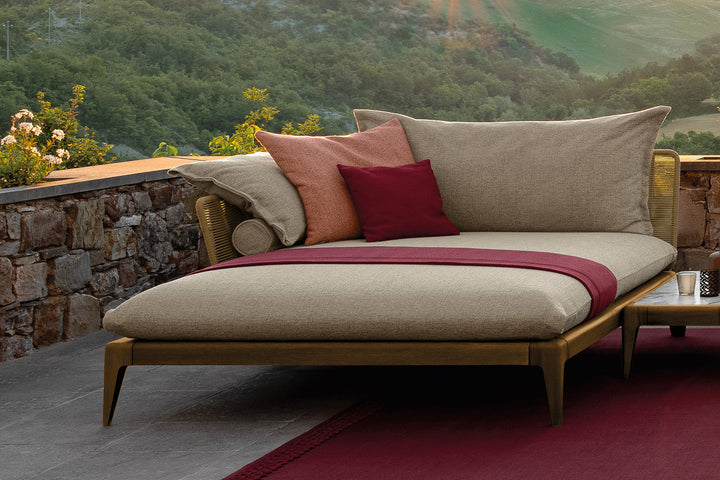 Cruise Teak Daybed Outdoor Chaise Lounges Talenti