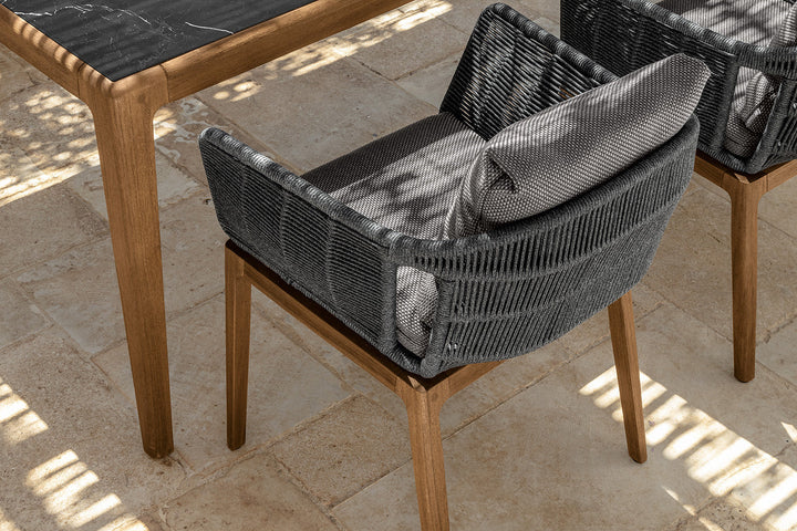 Cruise Teak Dining Armchair Outdoor Dining Chairs Talenti