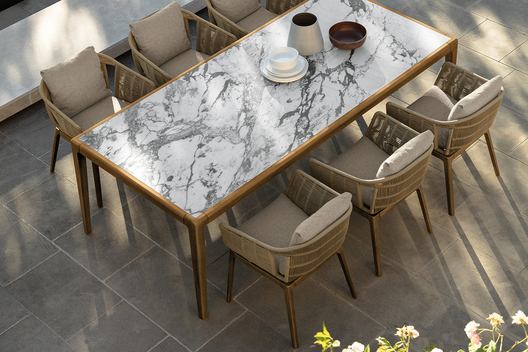 Cruise Teak Dining Armchair Outdoor Dining Chairs Talenti