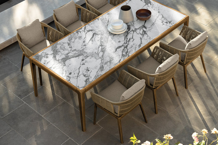 Cruise Teak Dining Armchair Outdoor Dining Chairs Talenti