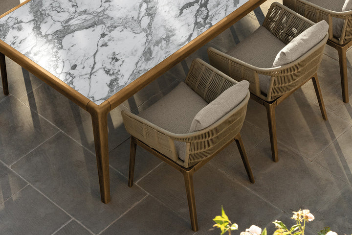 Cruise Teak Dining Armchair Outdoor Dining Chairs Talenti