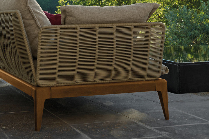 Cruise Teak J-Shape Sectional Sofa Outdoor Sectionals Talenti