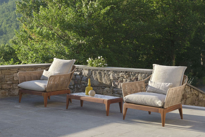 Cruise Teak Lounge Armchair Outdoor Chairs Talenti