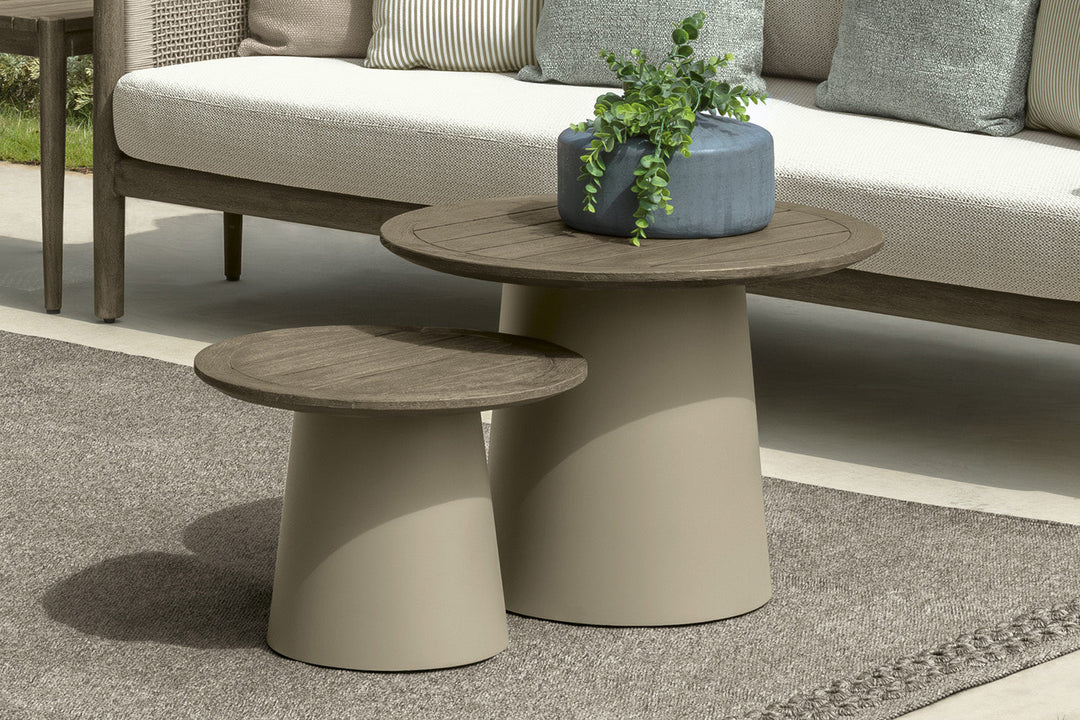 Dolcevita Round Coffee Table Outdoor Coffee Tables Talenti