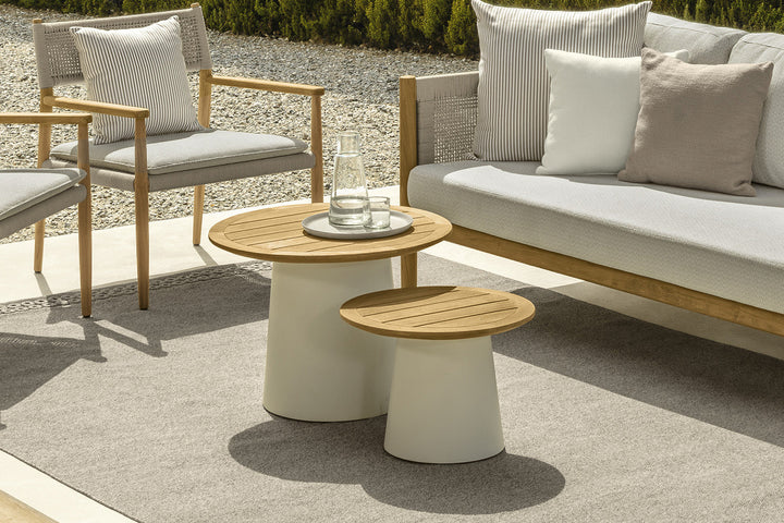 Dolcevita Round Coffee Table Outdoor Coffee Tables Talenti