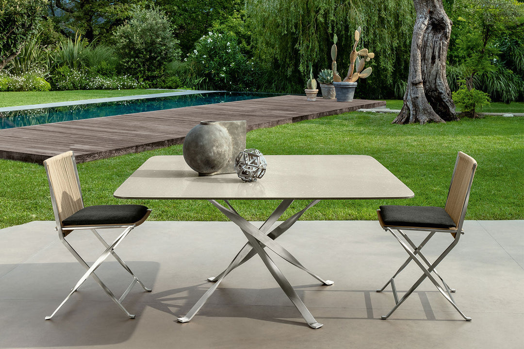 George Folding Dining Chair Outdoor Dining Chairs Talenti