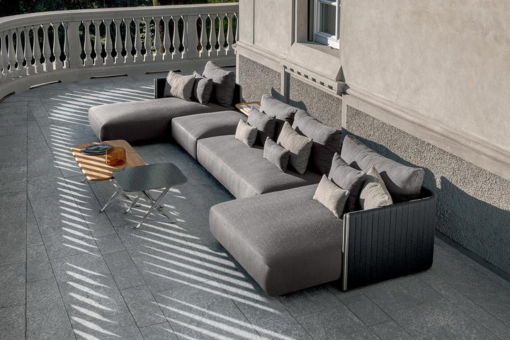 George J-Shape Sectional Sofa Outdoor Sectionals Talenti