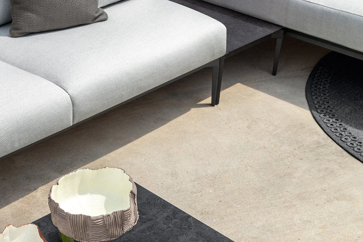 Leaf Chaise Sectional Sofa with Table Outdoor Sectionals Talenti