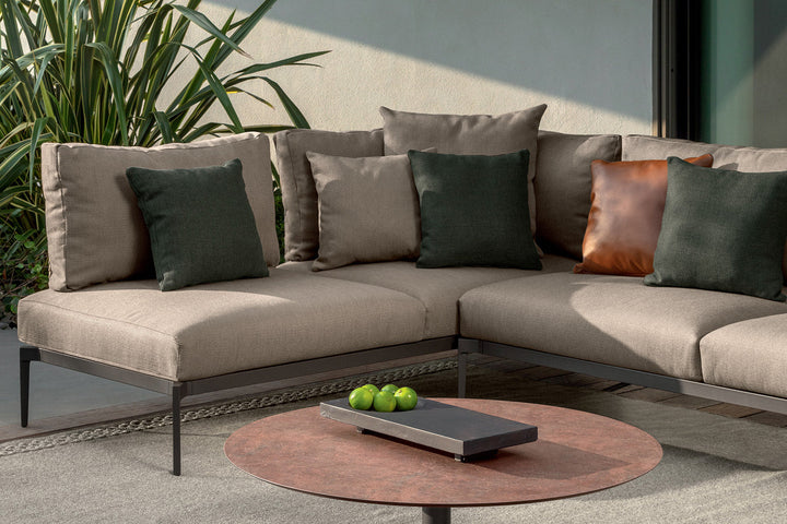 Leaf J-Shape Sectional Sofa Outdoor Sectionals Talenti