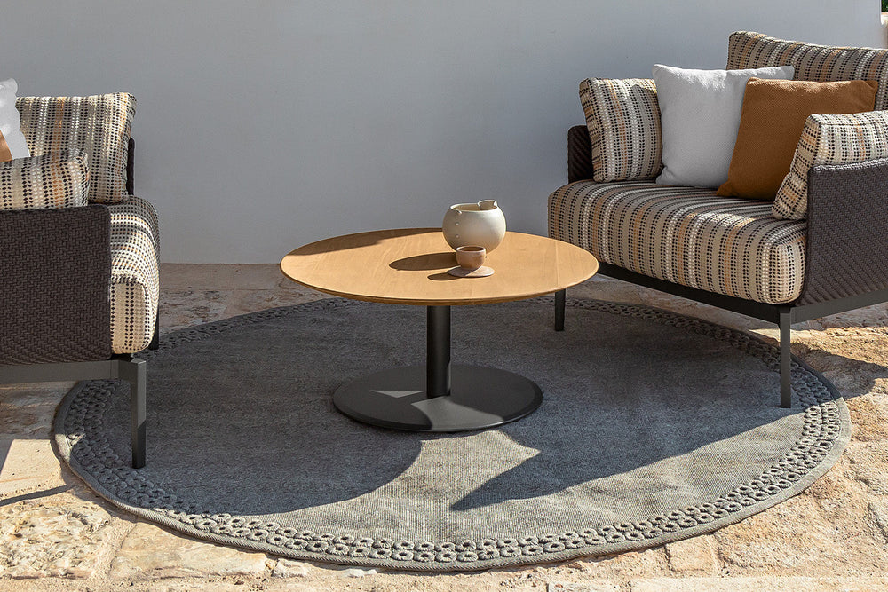 Leaf Round Coffee Table Outdoor Coffee Tables Talenti