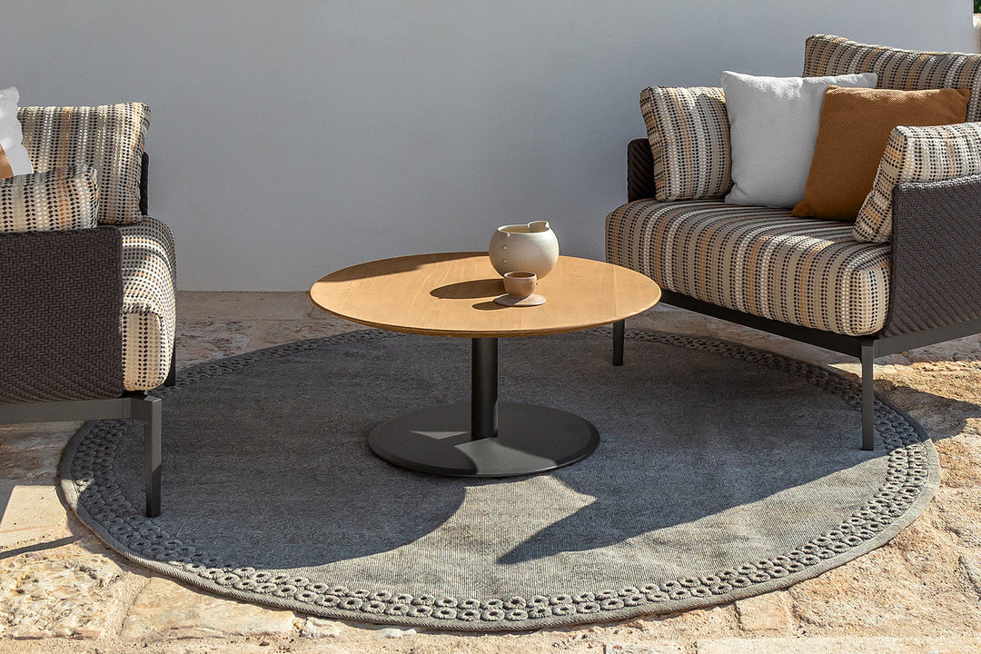 Leaf Round Coffee Table Outdoor Coffee Tables Talenti