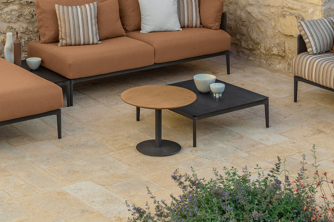 Leaf Round Coffee Table Outdoor Coffee Tables Talenti