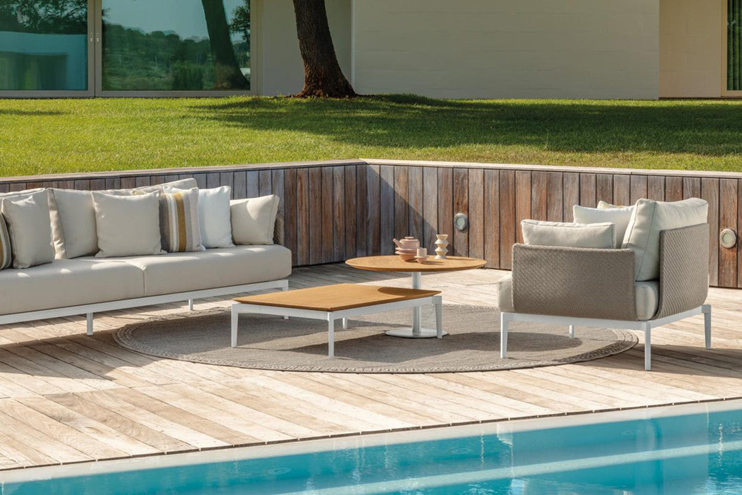 Leaf Round Coffee Table Outdoor Coffee Tables Talenti