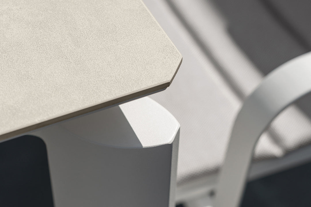 Milo Ceramic Extension Dining Table Outdoor Dining Tables Talenti