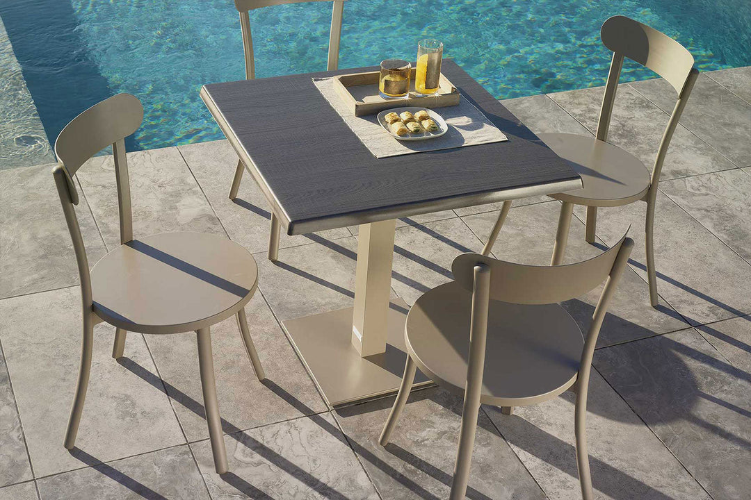 Minorca Bistro Table Outdoor Dining Tables Talenti