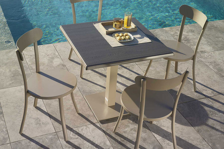 Minorca Bistro Table Outdoor Dining Tables Talenti