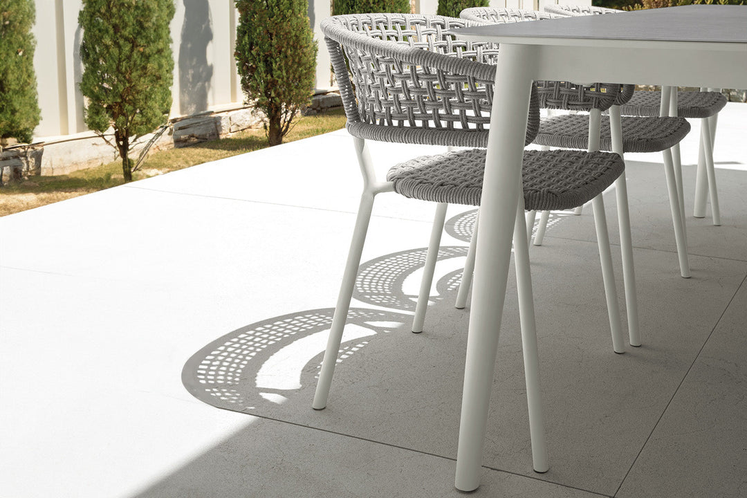 Moon Alu Dining Chair Outdoor Dining Chairs Talenti