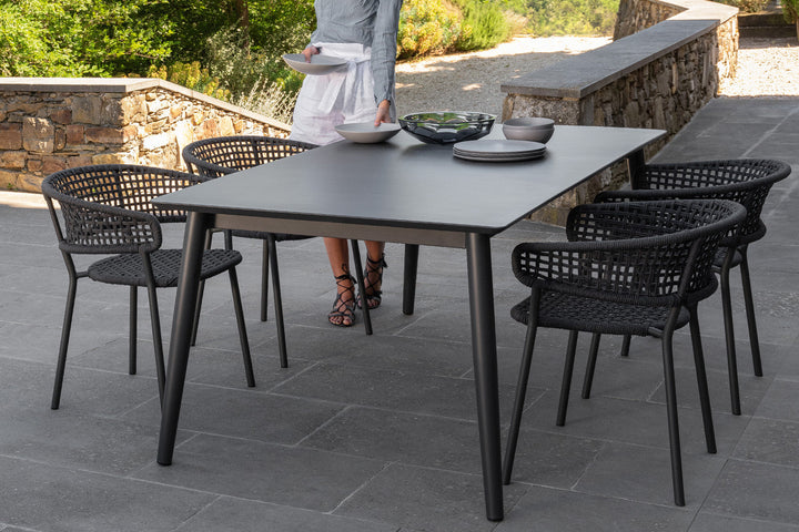 Moon Alu Dining Chair Outdoor Dining Chairs Talenti