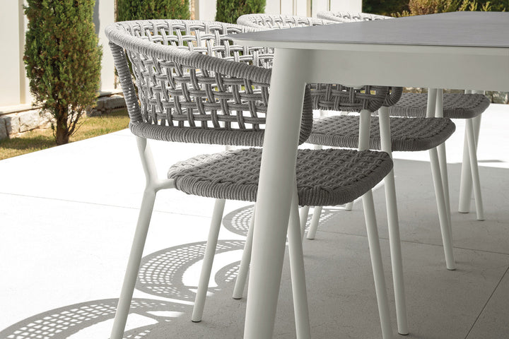 Moon Alu Extension Ceramic Dining Table Outdoor Dining Tables Talenti