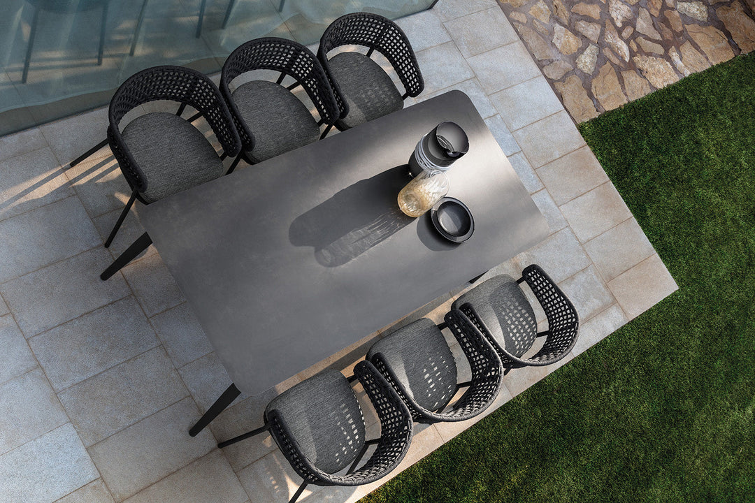 Moon Alu Extension Dining Table Outdoor Dining Tables Talenti
