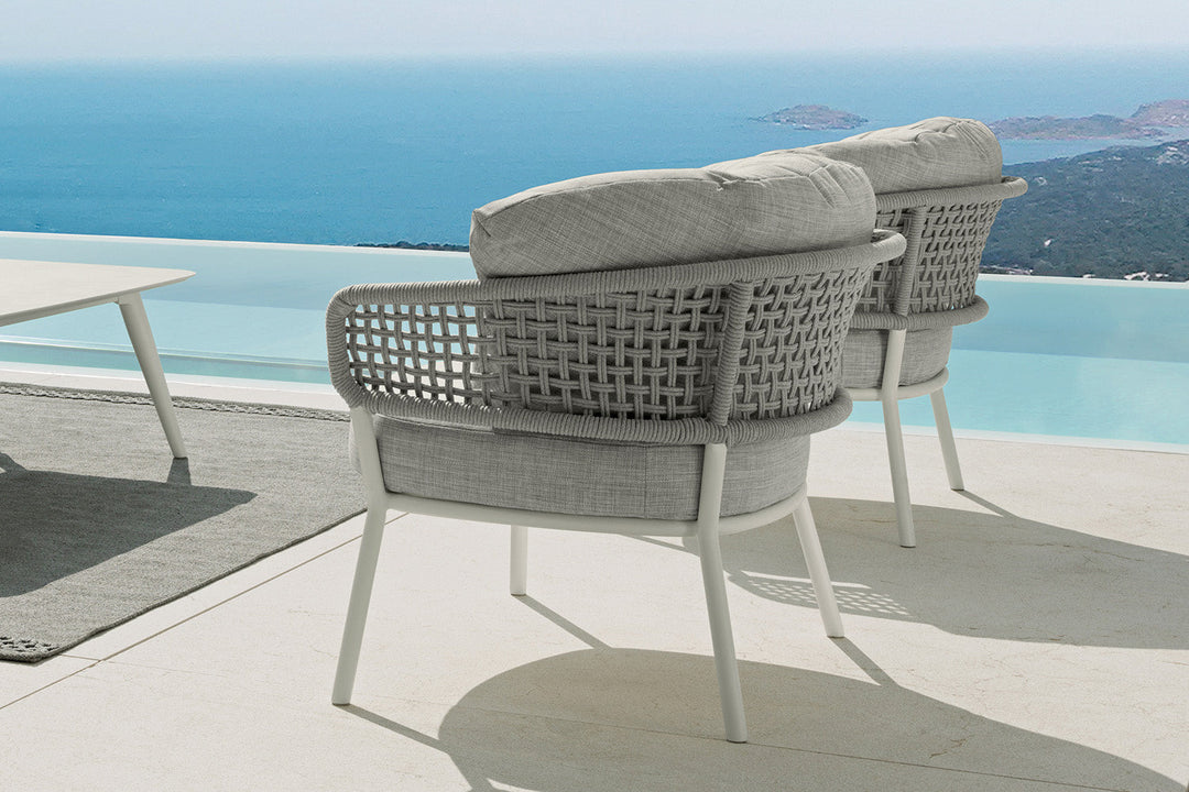 Moon Alu Lounge Armchair Outdoor Chairs Talenti
