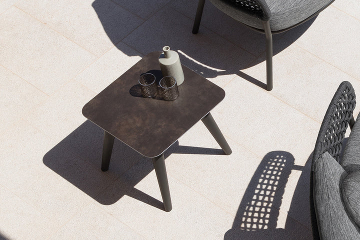 Moon Alu Side Table Outdoor End Tables Talenti