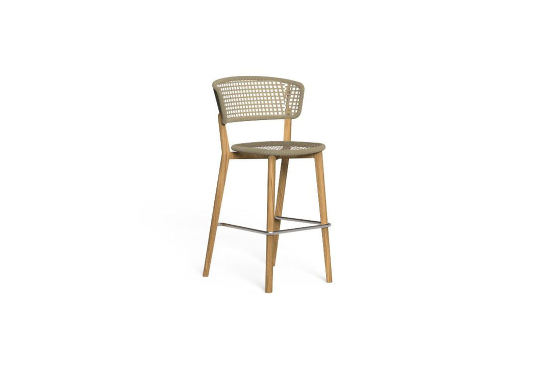 Moon Teak Bar Stool Outdoor Bar + Counter Stools Talenti