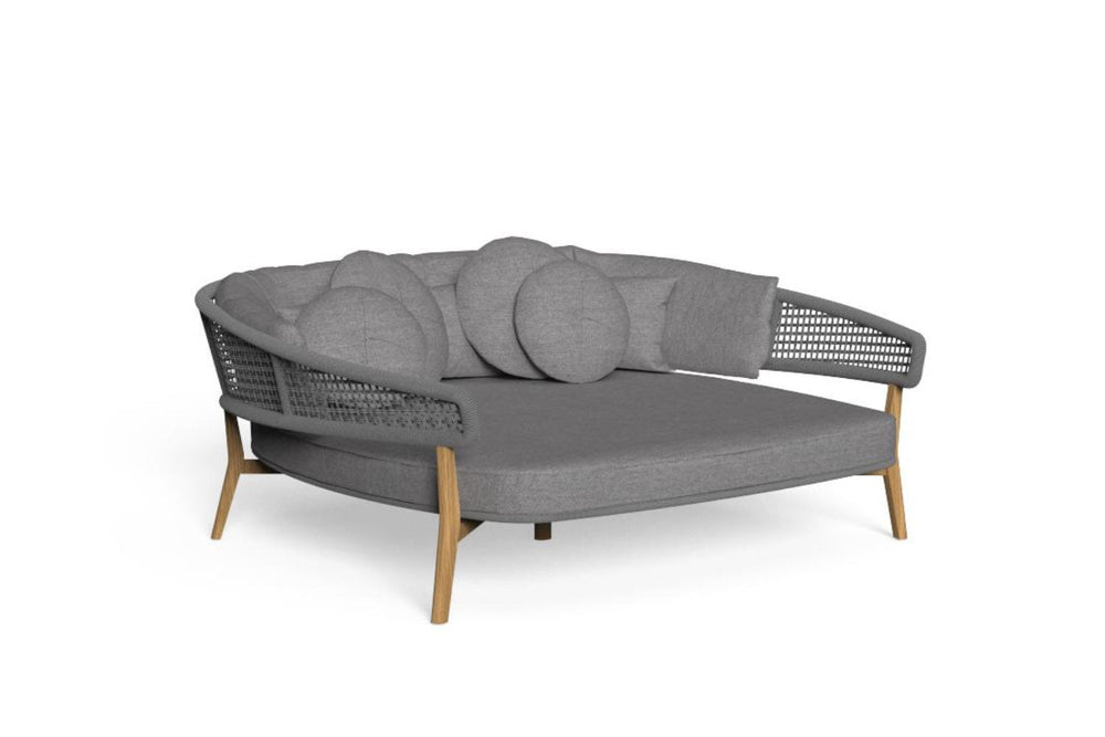 Moon Teak Daybed Outdoor Chaise Lounges Talenti