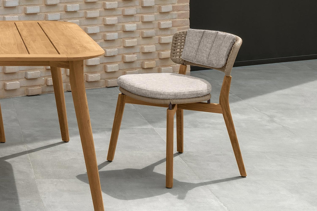 Moon Teak Dining Chair Outdoor Dining Chairs Talenti