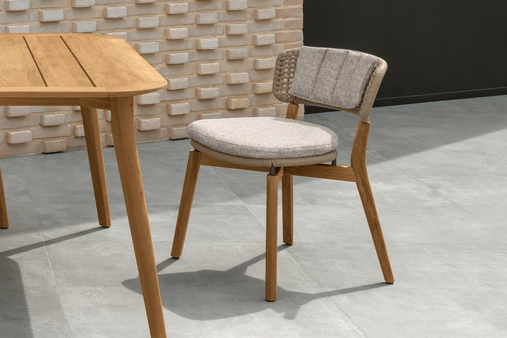 Moon Teak Dining Chair Outdoor Dining Chairs Talenti