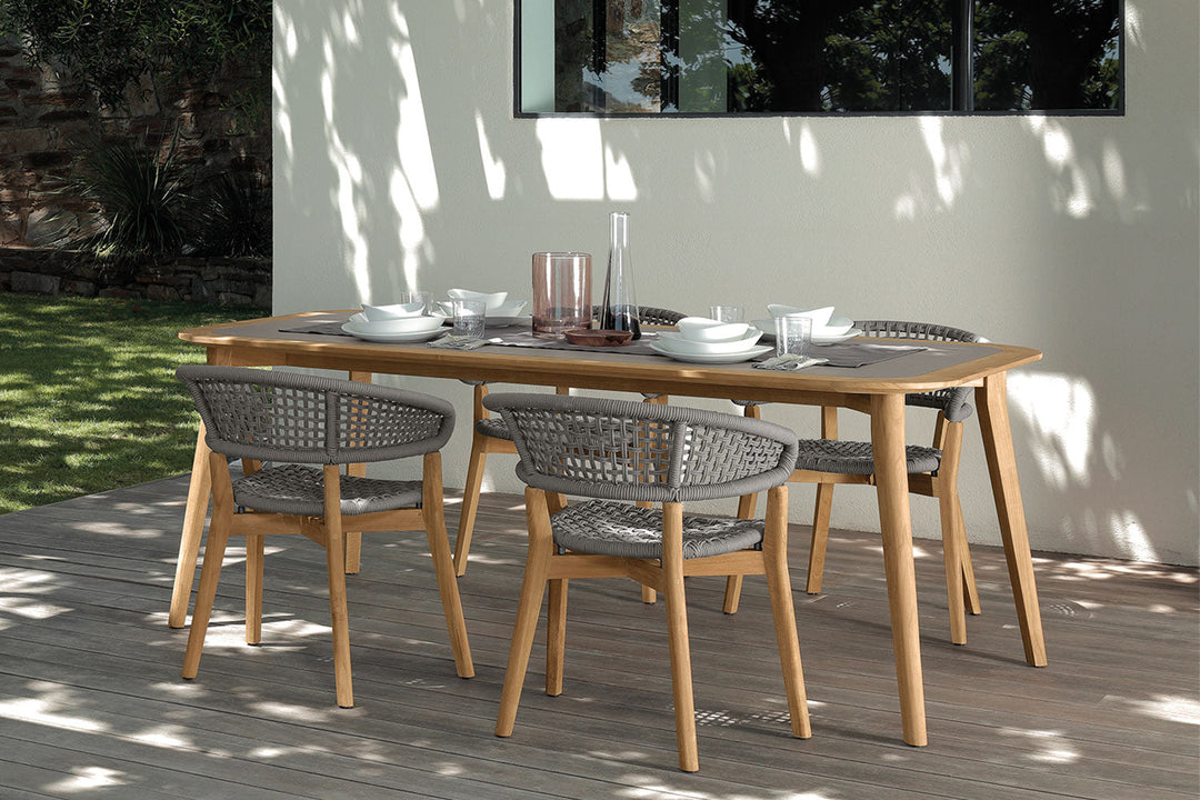 Moon Teak Dining Chair Outdoor Dining Chairs Talenti