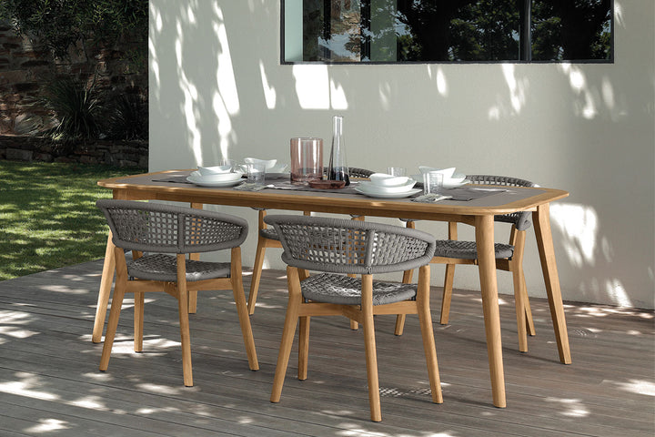 Moon Teak Dining Table Outdoor Dining Tables Talenti