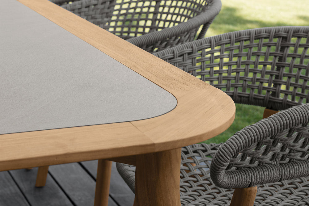Moon Teak Dining Table Outdoor Dining Tables Talenti