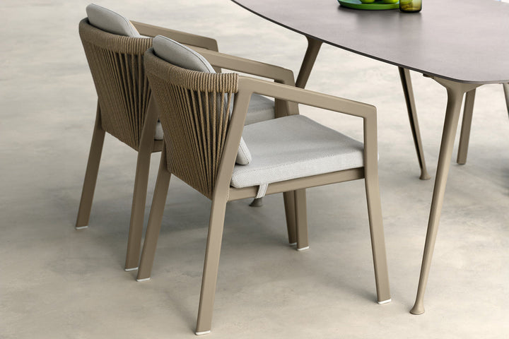 Nova Dining Armchair Outdoor Dining Chairs Talenti