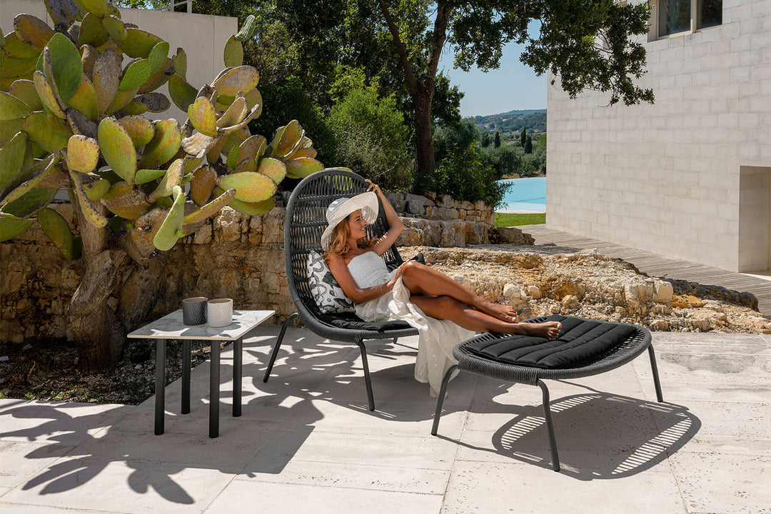 Panama Pouf Outdoor Poufs + Stools Talenti