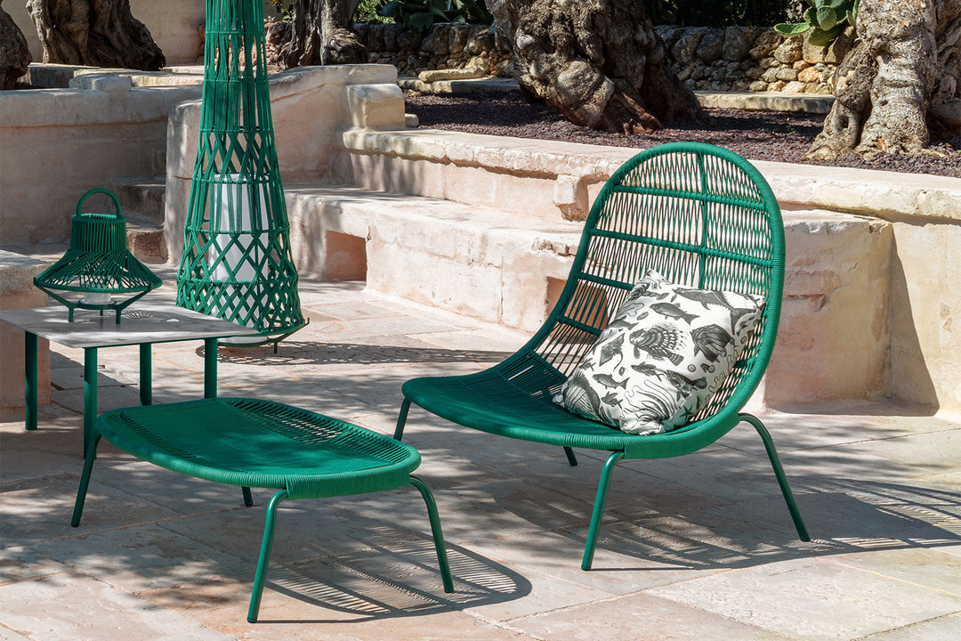 Panama Pouf Outdoor Poufs + Stools Talenti