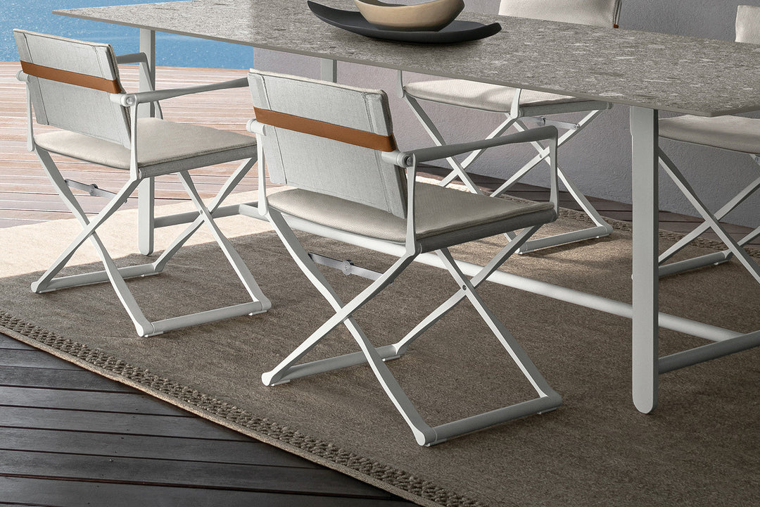 Riviera Folding Dining Armchair Outdoor Dining Chairs Talenti