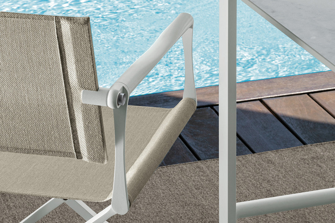 Riviera Folding Dining Armchair Outdoor Dining Chairs Talenti