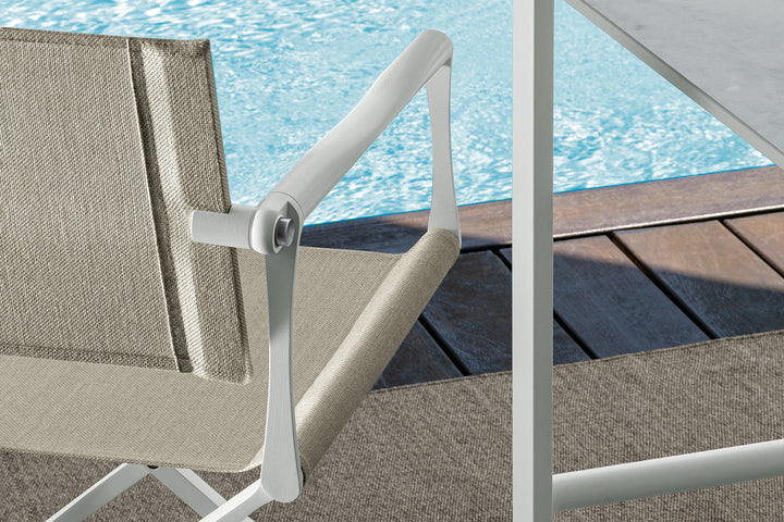 Riviera Folding Dining Armchair Outdoor Dining Chairs Talenti