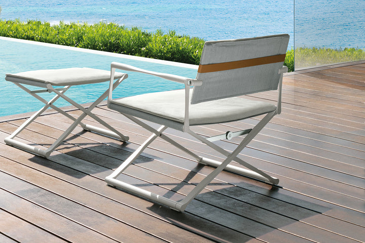 Riviera Folding Lounge Armchair Outdoor Chairs Talenti